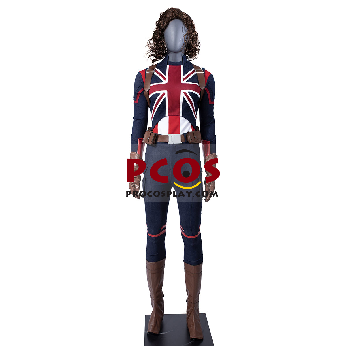 What If...? Peggy Carter Captain Carter Cosplay Costume C00678 3 What If...? Peggy Carter Captain Carter Cosplay Costume C00678